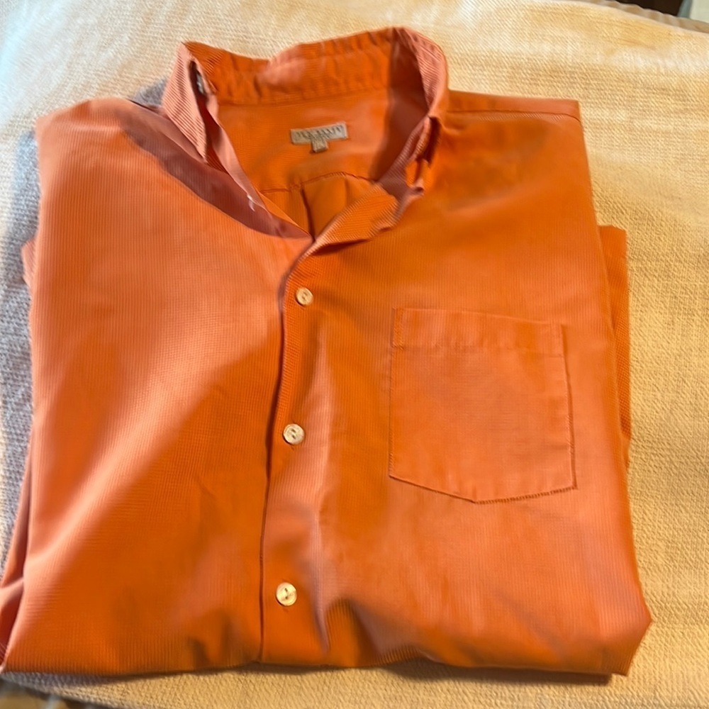 TED BAKER Men’s Preppy Casual Short Sleeve Button Down